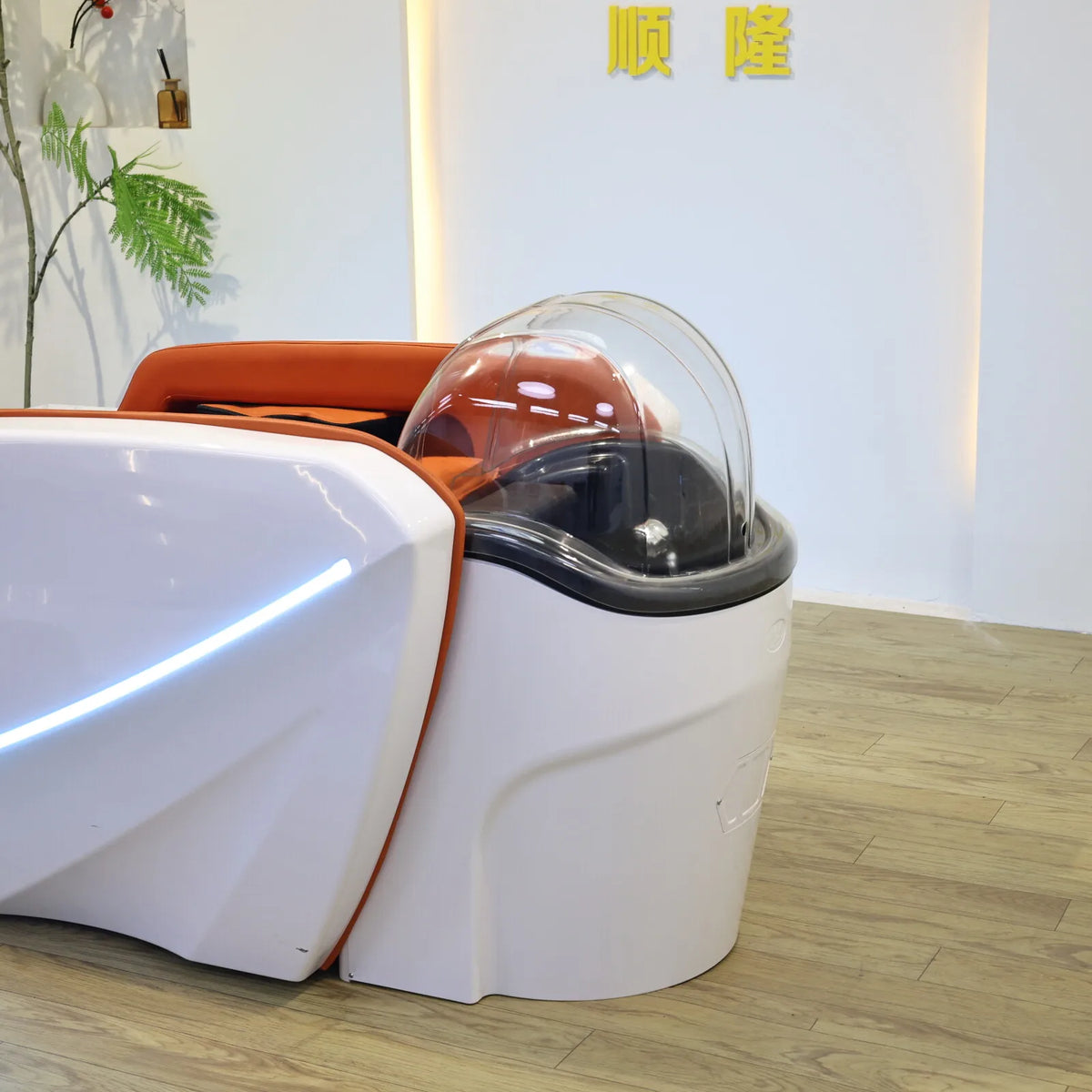 High-End elektrisches Massage-Haarwaschbecken Premium-Saloneinrichtung für professionelle Friseurdienstleistungen in gehobenen Regionen