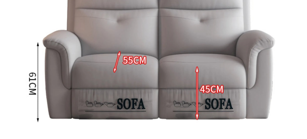 Komfortabler elektrischer Relaxsofa-Schnittsofa aus Leder, echtes einziehbares kombiniertes Schlafsofa, umwandelbares Divano Letto Möbel