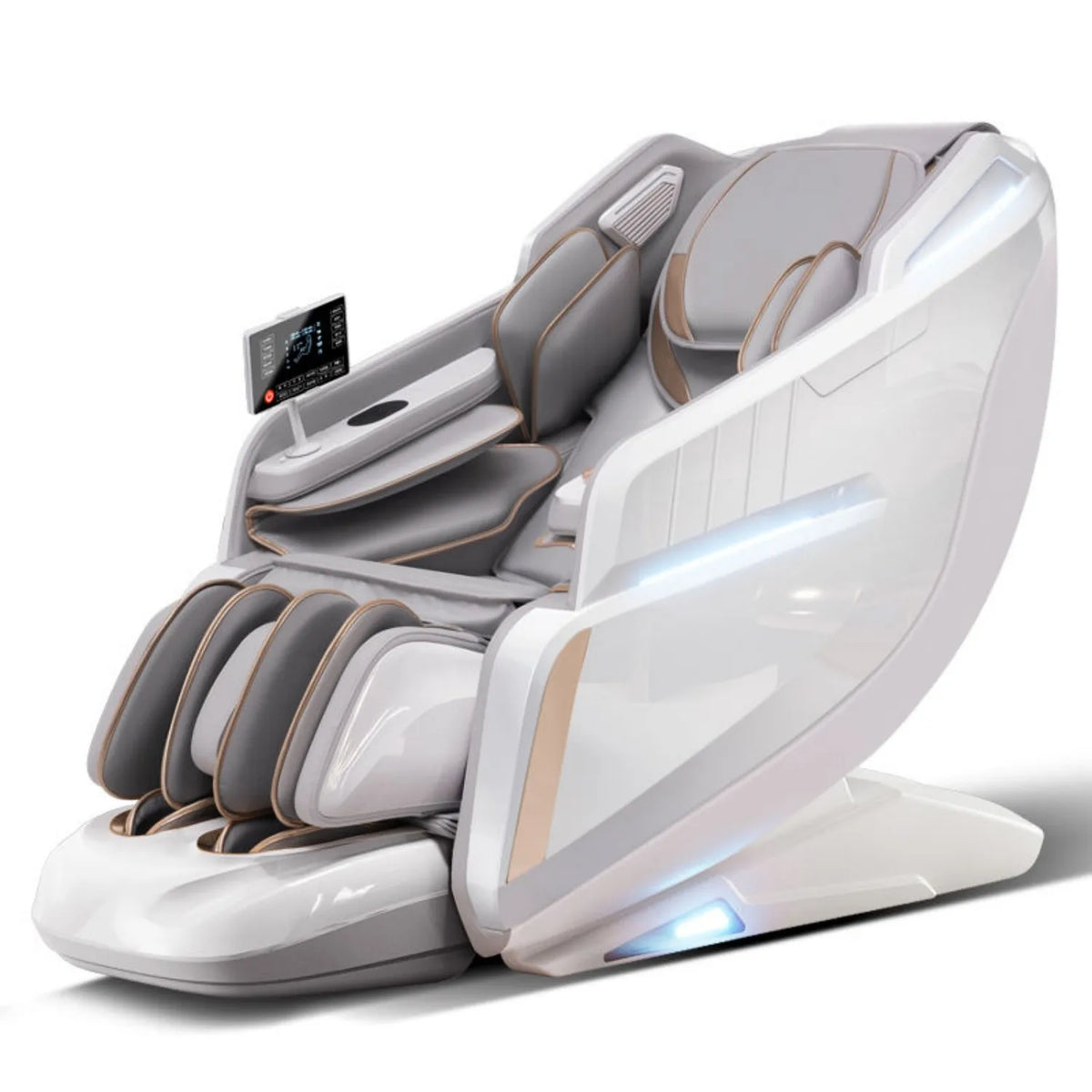 4D Zero Gravity Massage Chair SL-Track Full Body Airbags Heating Foot Rollers Shiatsu Thai Stretch  AI Voice 3-Year Warranty