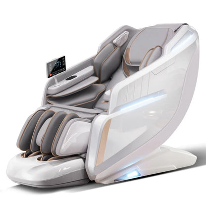 4D Zero Gravity Massage Chair SL-Track Full Body Airbags Heating Foot Rollers Shiatsu Thai Stretch  AI Voice 3-Year Warranty