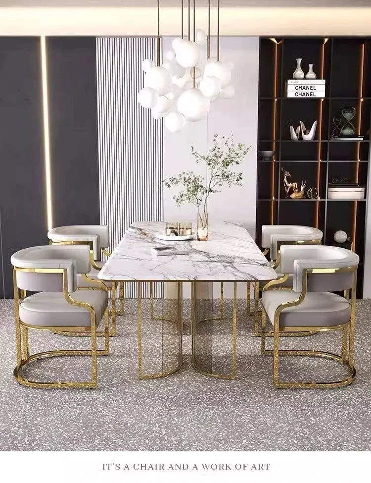 Luxuriöse, moderne, schlichte Freizeitstühle, Esszimmerstühle, Heimbesprechungsstühle, Mode-Make-up-Stühle, Teetischstühle