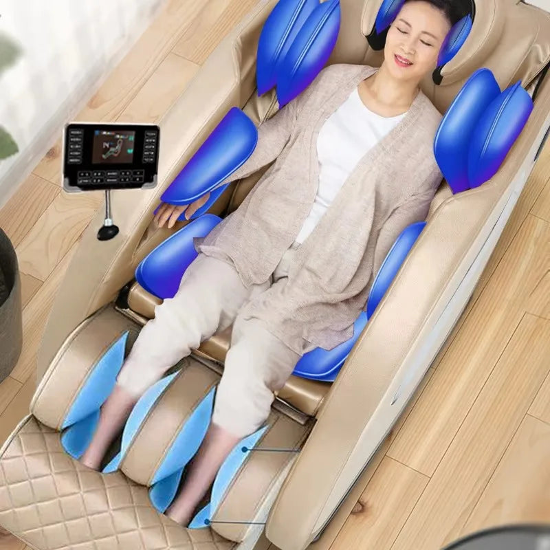 Zero-Gravity-Massagesessel, Fixpunkt-Technologie mit Ganzkörper-Musik-Spa | Luxus-Elektrischer Relaxsessel 2026