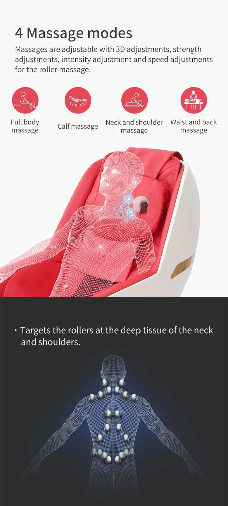 2023 traditionelle chinesische Liege kleiner Fuß-Sofa-Massagestuhl OEM