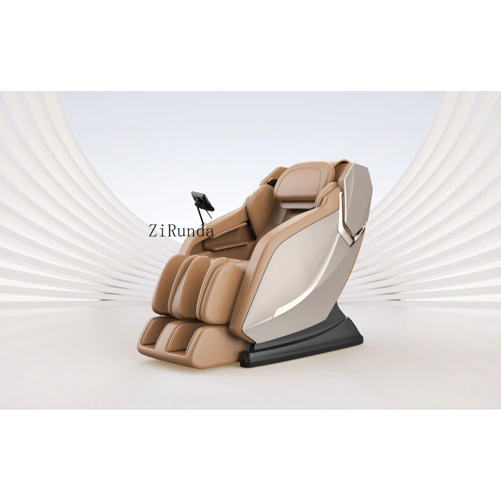 FullBodyZero GravityShiatsu Massage Chair L-Track Recliner with Airbag SpeakerLCD Screen RemoteControl VoiceControlBack/Leg Heat