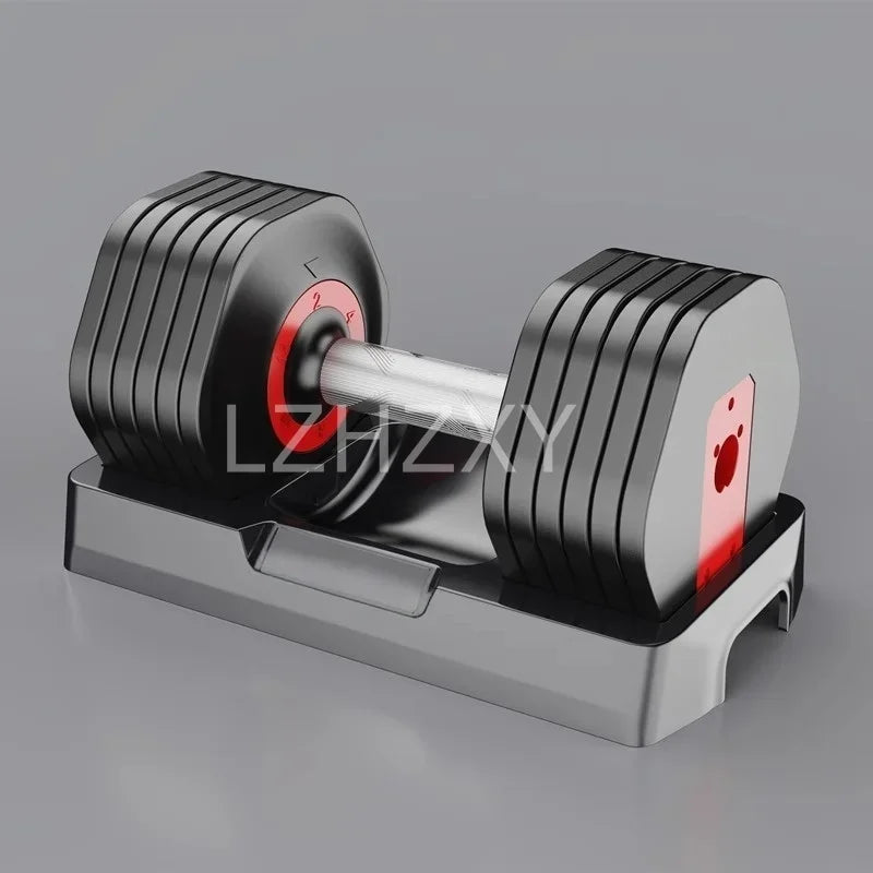 Hanteln Männer und Frauen Heimfitnessgeräte Kurzhanteln mit Gummiummantelung und einstellbarem Gewicht Bodybuilding Groß Fitness