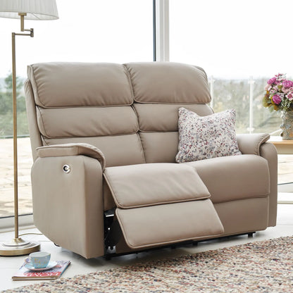 Gutes Design 2-Sitzer Elektrischer Relaxsessel Sofa Set Modernes L-förmiges Ledersofa