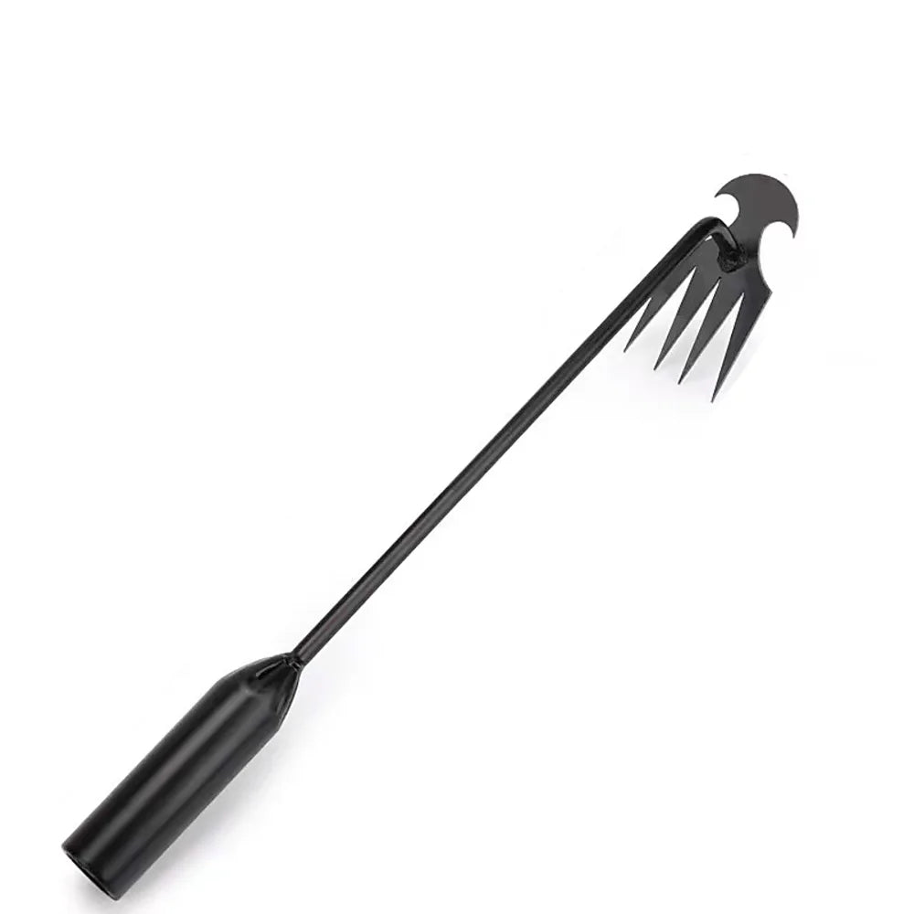 Désherbeur manuel multifonctionnel à 4 dents pour jardin, outil de désherbage de jardin durable et portable pour le jardinage des légumes et les plantes agricoles