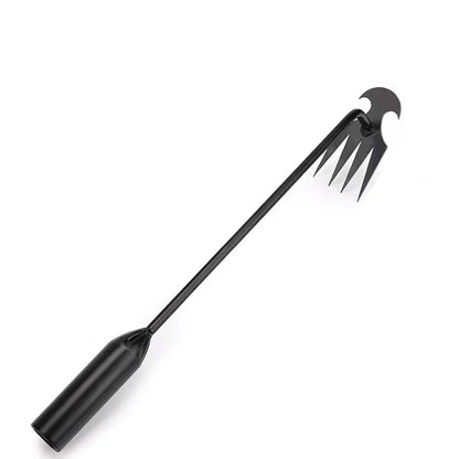 Désherbeur manuel multifonctionnel à 4 dents pour jardin, outil de désherbage de jardin durable et portable pour le jardinage des légumes et les plantes agricoles