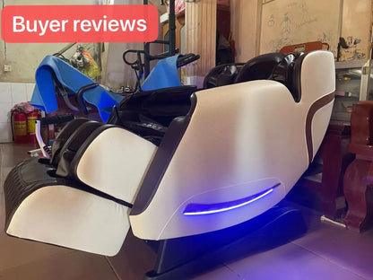 2025.China Best 0 Gravity Electric 3d 4d Sl Track Salon Massage Chair Full Body Bed
