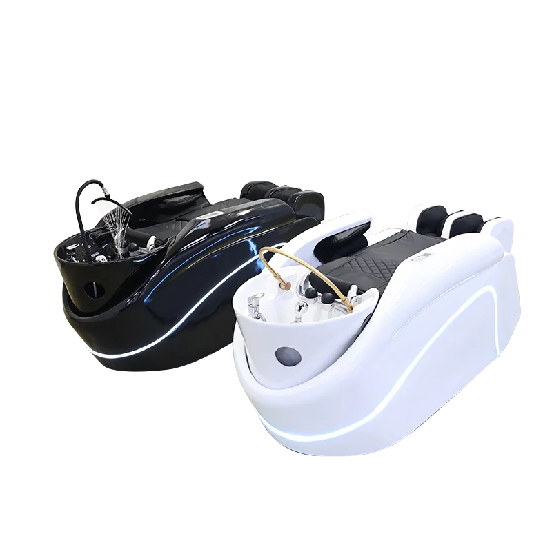 Luxury Electric Massage Head Spa Water Therapy Shampoo Bed Electric Massage Hair Washing Head Spa Shampoo Bed With Heating