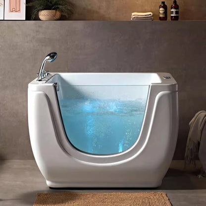 1100X850X850mm Infant Baby Portable Spa Acrylic Hydromassage Whirlpool Kids Children Bathtub NS807A