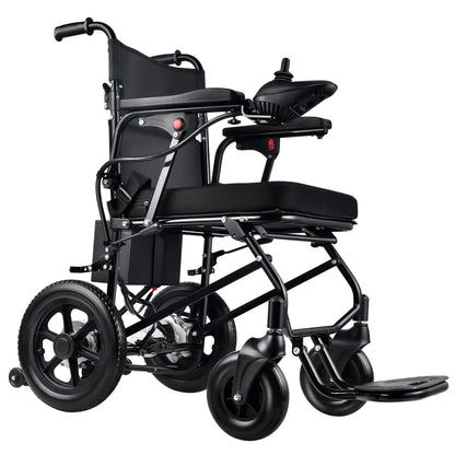 Hochwertiger faltbarer Elektrorollstuhl aus Aluminiumlegierung – Automatischer Gehwagen und Rollator für ältere und behinderte Pendler