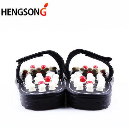 Acupoint Massage Slippers Massager Shoes For Feet Unisex Flop Health Care Rotating Feet Chinese Acupressure Home Flip