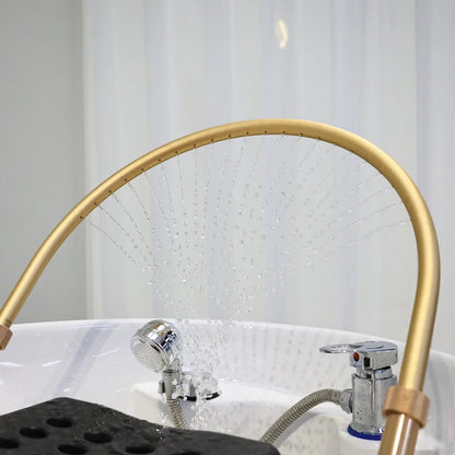 2026 Salon Shampoo-Massagebett mit integriertem Elektromassagegerät, Hydrotherapie Kopf-SPA, Gewerbemöbel, automatisch