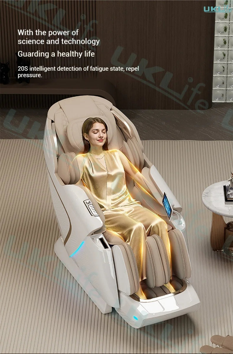 3 Year Warranty Dual-core 4D SL-Track Zero Gravity full body Massage Chair Home 3D Thai Stretch Electric leg lift Massage Sofa