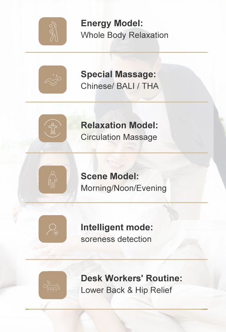 2025 Meistverkaufter 4D Ganzkörper-Massagesessel mit Schwerelosigkeitsfunktion & Wärmetherapie SL-Track-Technologie