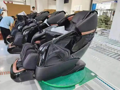 Fauteuil de massage de luxe SL avec bras robotisé, intelligence artificielle vocale automatique et fonction gravité zéro