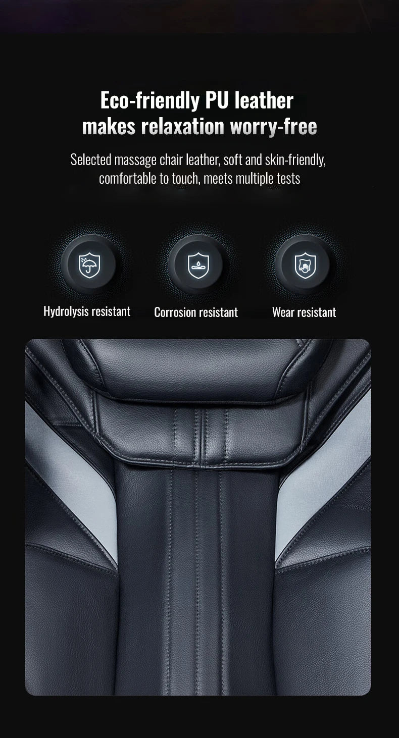 Bester Luxus 2024 High-End Elektrischer 4D 3D Zero Gravity Ganzkörper-Stretching-Massagesessel Ganzkörpermassagegerät
