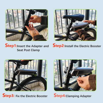 Booster électrique portable pour vélo, accessoires durables, suite VTT, 18V, 200W