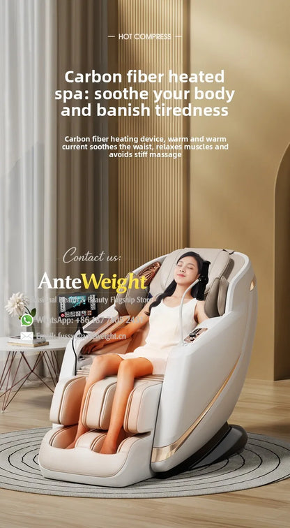Fauteuil de massage électrique SL-Track, capsule spatiale compacte, massage automatique du corps entier |   Fauteuil inclinable multifonction pour la maison