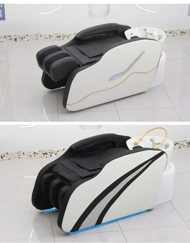 Kopfhautmassage-Shampoo-Bett Shampoo Waschen Friseurbecken Professionelle Ausrüstung Stuhl Chaise Friseursalon