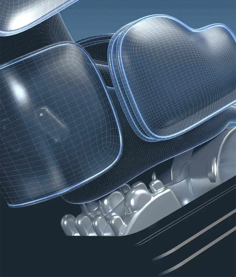2025 4D Zero Gravity Ganzkörper-Massagesessel Sprachsteuerung Beheizte Rückenlehne Bluetooth-Lautsprecher Airbag-Technologie zur Entspannung