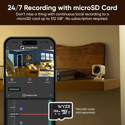 Wyze Cam v4 – 2K HD Smart Wi-Fi Security Camera for Indoor/Outdoor