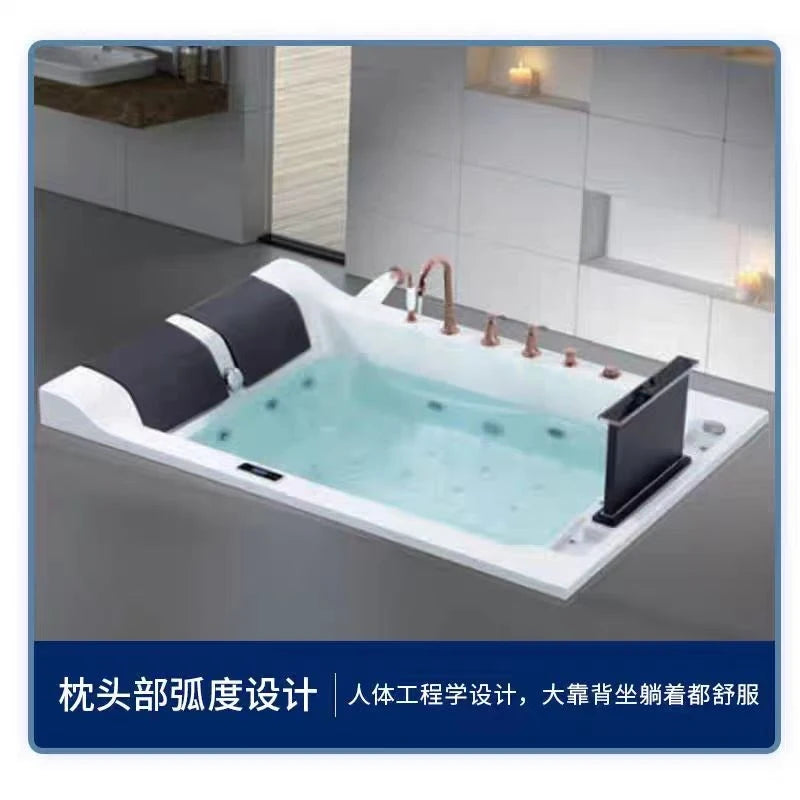 Air Jet Bubble Hydro Tub Whirlpool Spa Badewannen Hydrorelax Jets Whirlpool Spa Hot Tube Outdoor Jer mit TV Acryl Massage