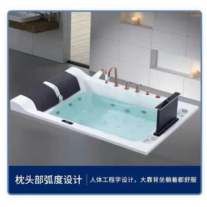 Air Jet Bubble Hydro Tub Whirlpool Spa Badewannen Hydrorelax Jets Whirlpool Spa Hot Tube Outdoor Jer mit TV Acryl Massage