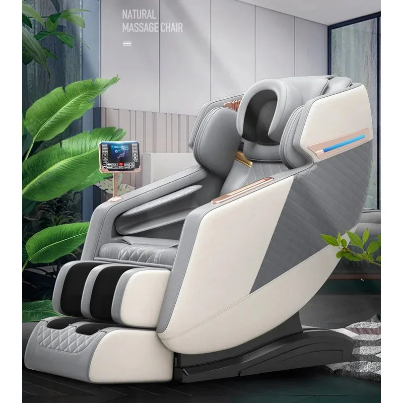 Electric Full Body Massage Chair, AI Voice Function for Salon Andhouse Party, Luxury Edition Comfort Zero Gravity
