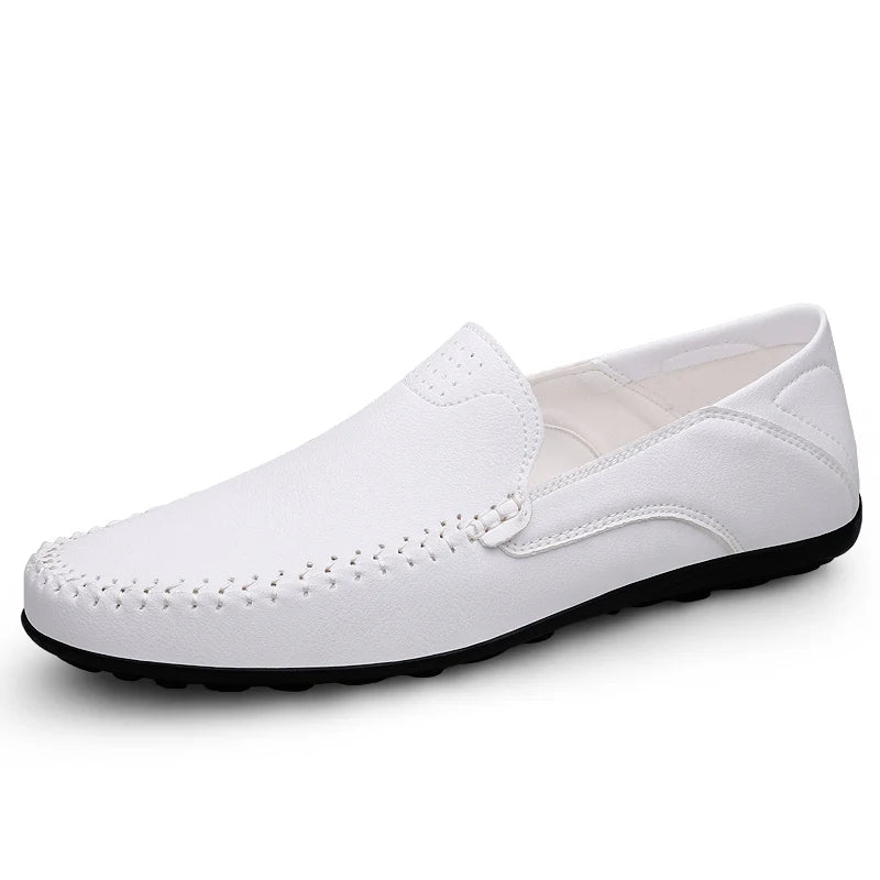 Men’s Casual Leather Shoes – Soft Sole, Comfortable, and Stylish for All Seasons