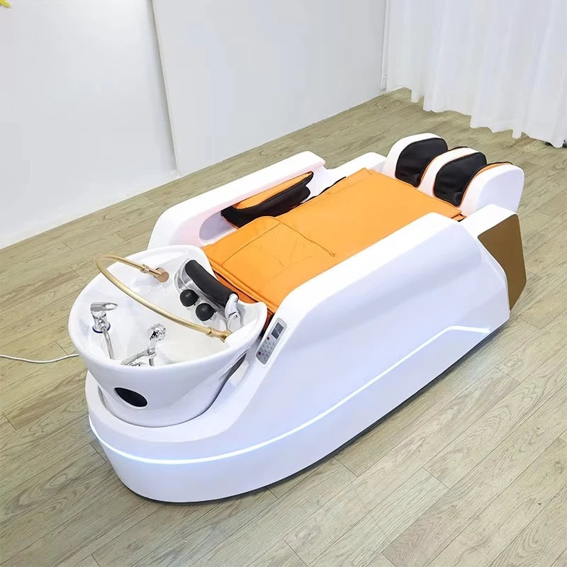 Widened Version Electric Spa Head Water Circulation Shampoo Bed Hair Washing Massage Bed for Hair Salon