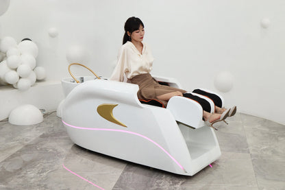2026 Premium Smart Massage Shampoo Bed Hair Washing Table Luxury Salon Head SPA Furniture Comfortable Massage Table