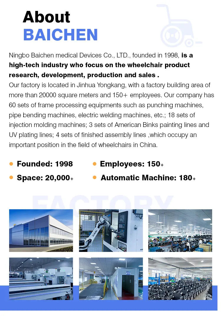 Baichen Best Sale Folding Smart Ergonomic Seat Wheel Chair Manual Electric Wheelchair For The Elderly