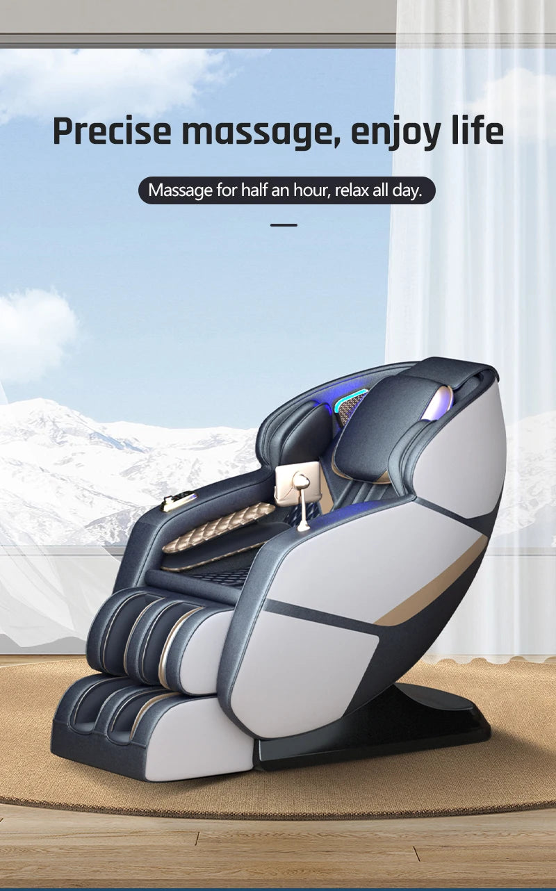 Fauteuil de massage commercial 5D avec fonction de chauffage et de massage