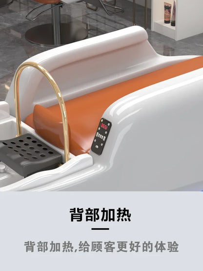 M178 Automatisches intelligentes elektrisches Massage-Shampoo-Bett für Friseursalons, spezielles Wasserzirkulations-Haarpflegebett