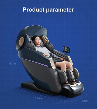 Home Use Automatic Multi-Function Full-Body Space Capsule Zero-Gravity Smart SL Dual-Track Massage Chair - Factory Direct