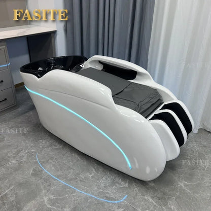 Simple Long - Lasting Multifunctional Smart Electric Massage Shampoo Bed, Barber Shop, Hair Salon, Massage Bed Superior