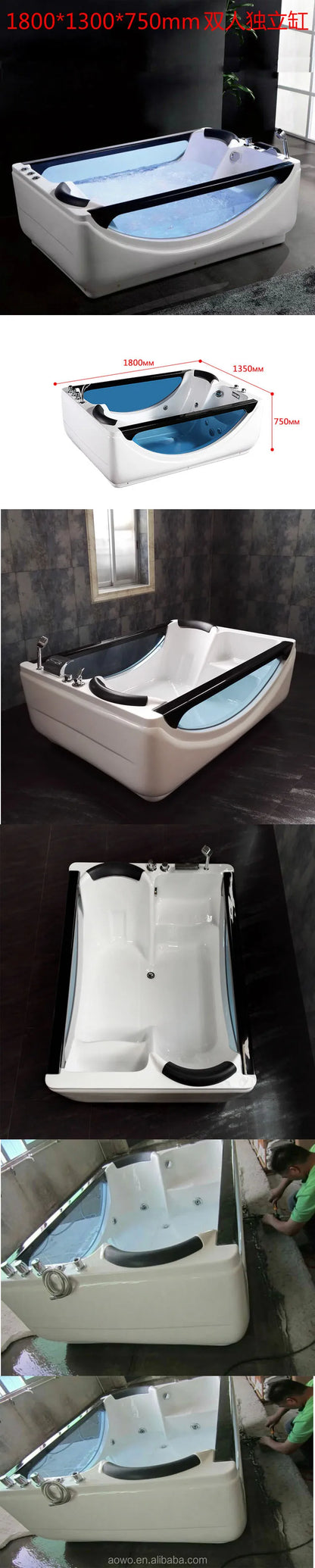 Whirlpool Bathtub 1 Person Hydro Bath Tinas De Hidromasaje Tubs And Showers Luxury Yakuzzi