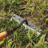 Râteau à main de jardin en acier au carbone, 5/6/7/8 dents, 1 pièce, outils de désherbage pour jardin de ferme, scarificateur, herse à ongles agricole, herse en métal
