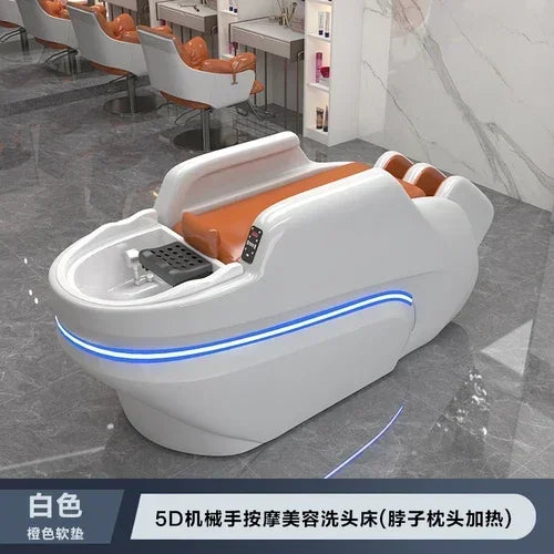 M178 Automatisches intelligentes elektrisches Massage-Shampoo-Bett für Friseursalons, spezielles Wasserzirkulations-Haarpflegebett
