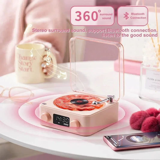 Mini Retro Bluetooth Speaker with White Noise & 3D Ambience