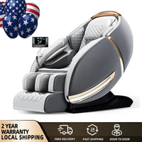 2 Jahre Garantie 4D SL Airbag Zero Gravity Ganzkörper-Massagesessel Home 3D Büro-Fußroller Shiatsu Bürostuhl Massagesofa