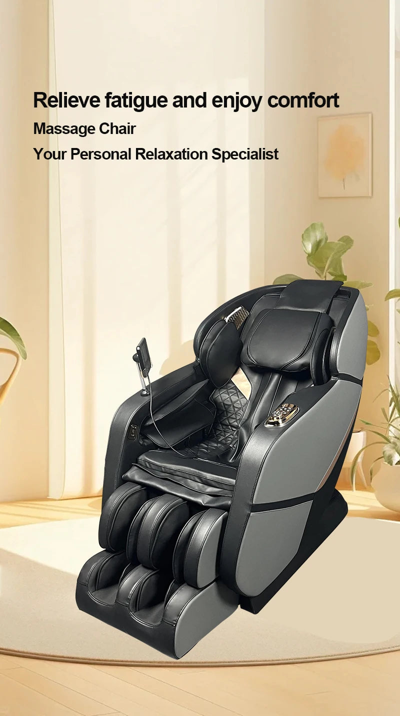 OEM Modern Shiatsu Massager Blood Circulation SL Track Full Body Luxury 4d Ai Zero Gravity Massage Chair
