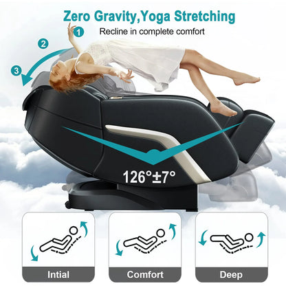 4D SL Airbag Zero Gravity full body Massage Chair Home 3D Office Foot Roller Shiatsu Office Chair Massage Sofa
