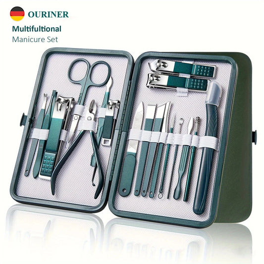 Professional 7/10/12/18-Piece Stainless Steel Manicure & Pedicure Kit