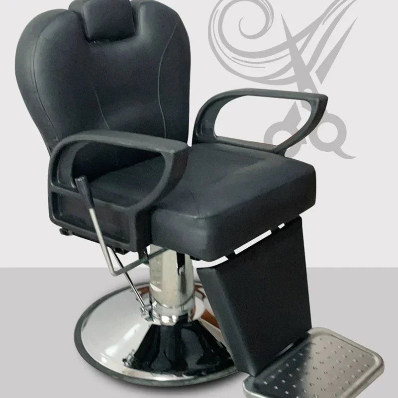 Modern Luxury Barber Chairs Nordic Vintage Lift Swivel Barber Chairs Hairdresser Comfort Commercial Furniture Sandalye FYBC