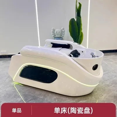 HT Automatische Intelligente Elektrische Massage-Shampoo-Liege Friseursalon Haar-Wasserkreislauf-Friseursalon-Massageliege