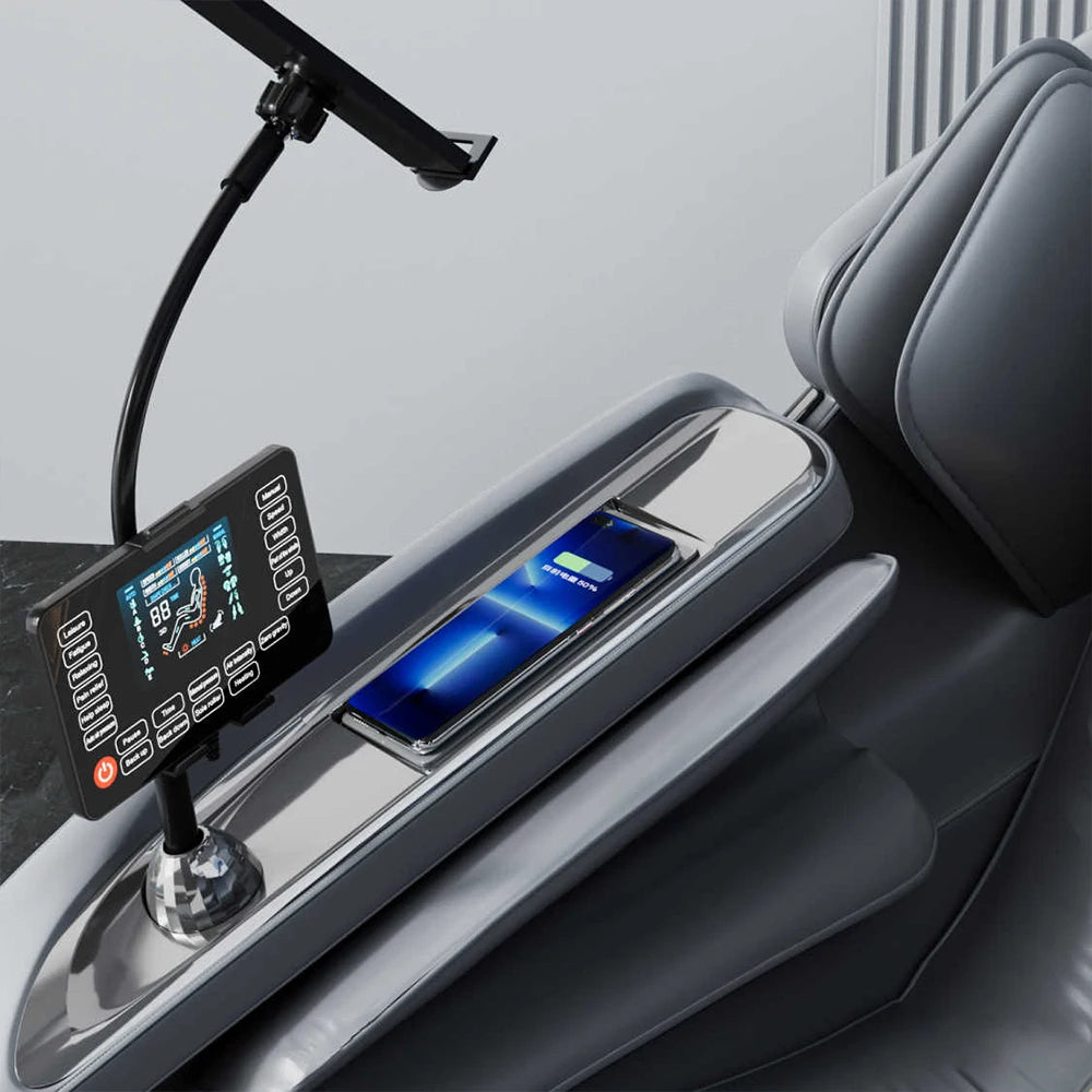 Elektrisches Fußroller-Massagegerät für Massagesessel, Touch-Liege, Ganzkörper-4D-Zero-Gravity-Massagesessel mit Heizfunktion