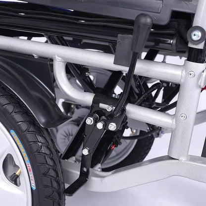Electric wheelchair front drive automatic intelligent folding lightweight elderly disabled walking assistance Electric wheelchai